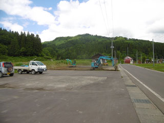 広くなった駐車場